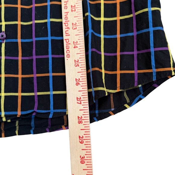 Robert Lewis Long Sleeve Downtown Check Button-Up Shirt Men's Large Multicolor - Picture 4 of 6